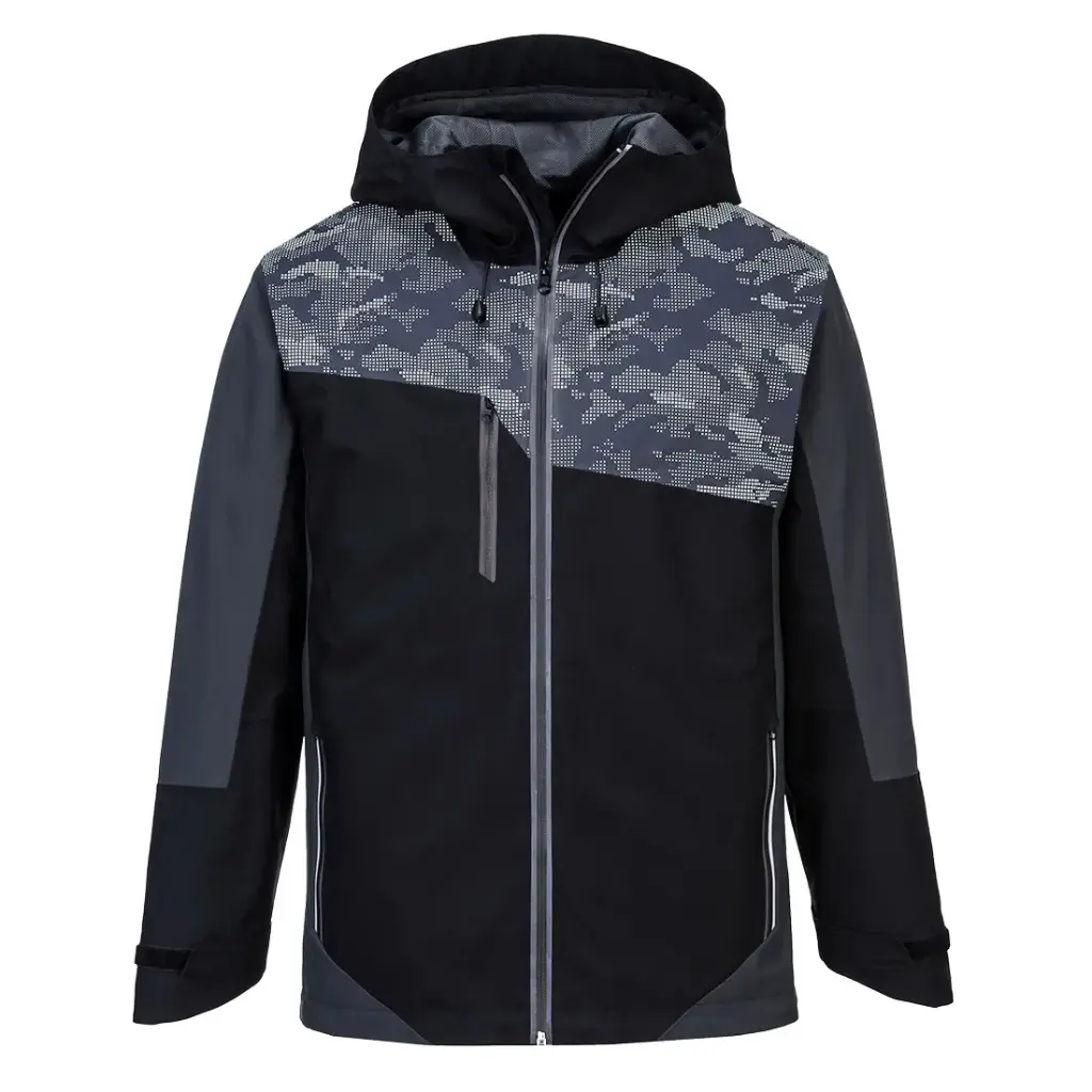 Chamarra reflectante Portwest X3 Negro/gris