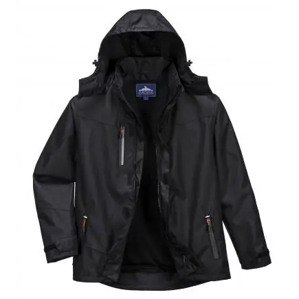  Chamarra impermeable rompevientos