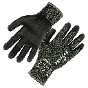 Guantes de seguridad anti corte A7 de fibra de aramida/nitrilo arenoso 7070