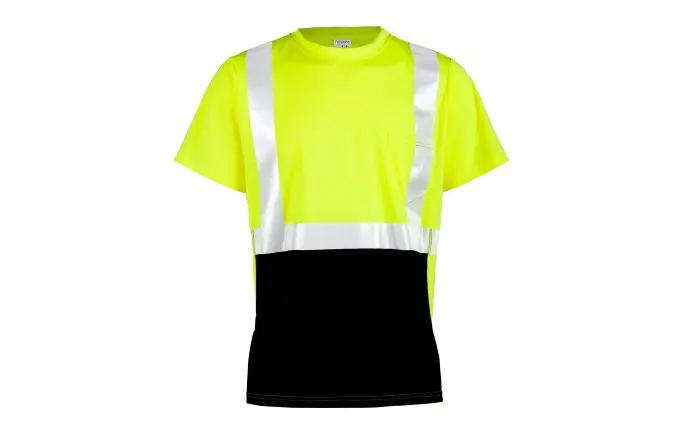 Camiseta de Alta Visibilidad con fondo negro