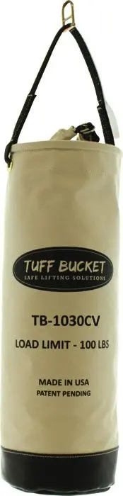 Bolsa de herramientas de lona de 10" x 130", capacidad de carga 125 lbs. TY-FLOT