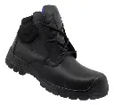 Botas de seguridad tipo borcegui piel napa negro