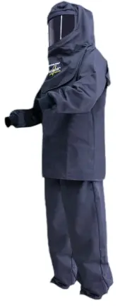 Kit traje contra arco electrico Romak 40 cal, cat 4 Ultrasoft Twill
