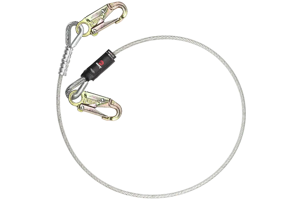 Cable de posicionamiento de acero de 1/4 de 1.80 mtrs.