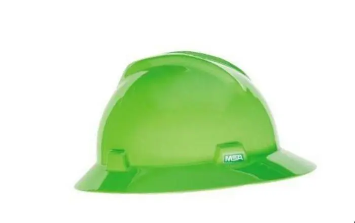Casco de seguridad tipo ala ancha con ajuste de matraca MSA