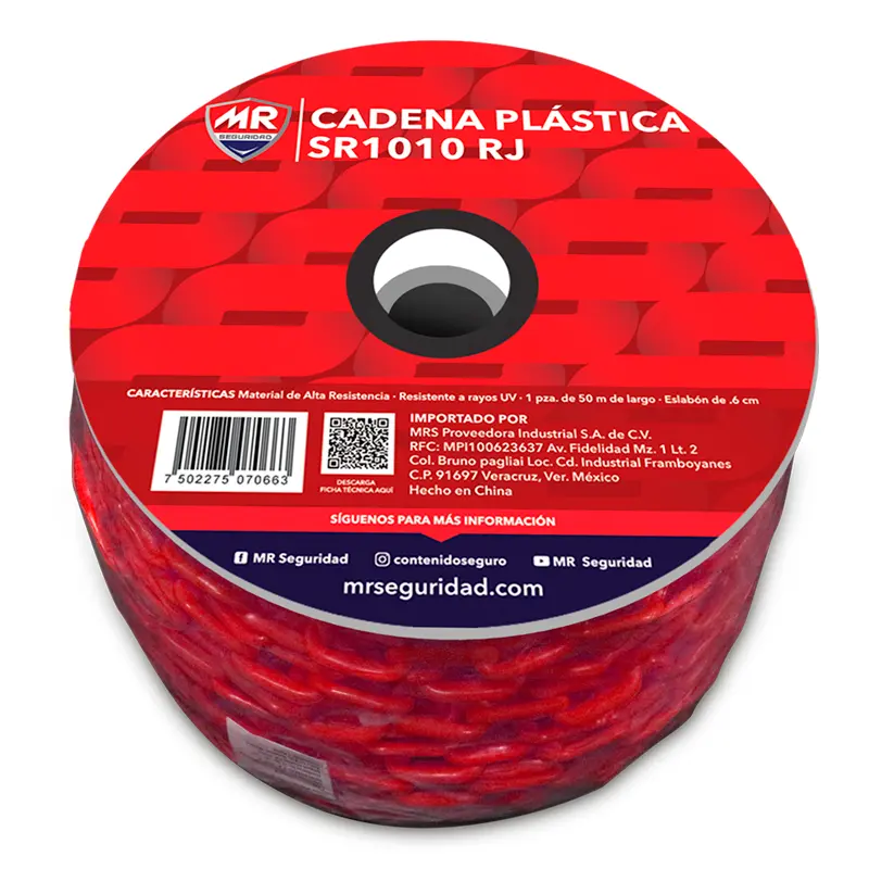 Cadena plástica de 50mts.