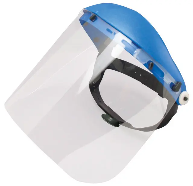 Protector facial con ajuste de matraca (sin mica)