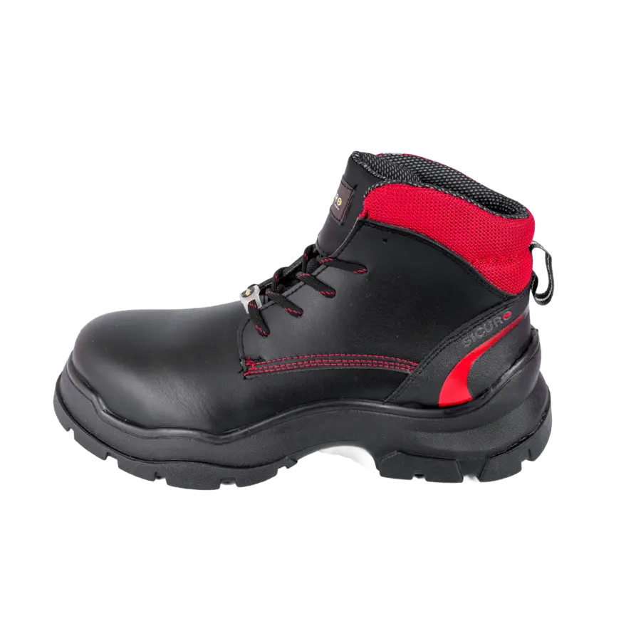 Botas de seguridad tipo Borcegui industrial de micro piel y de inyección directa suela PU
