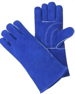 Guantes de seguridad para soldador c/hilo Kevlar y forro con refuerzo