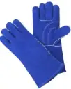 Guantes de seguridad para soldador c/hilo Kevlar y forro con refuerzo