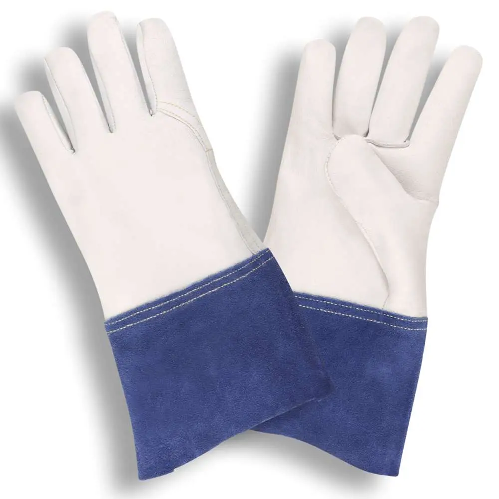 Guantes de seguridad para soldador de piel de cabra premium