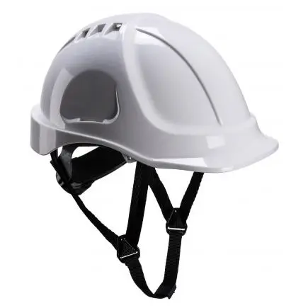 Casco endurance blanco con barbiquejo 4 puntos