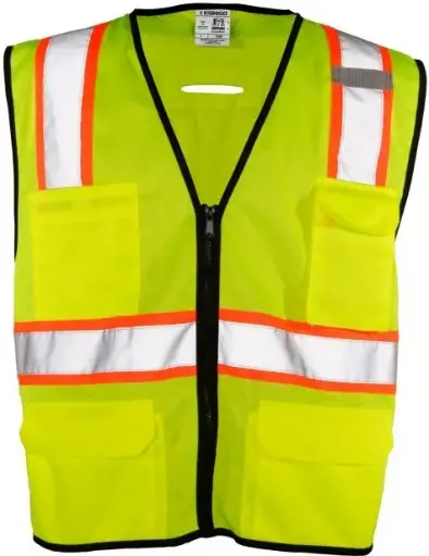 Chaleco de seguridad c/6 bolsillos