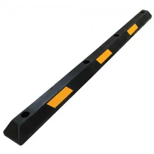 [7501042060630] Tope para estacionamiento negro con franjas amarillo 1.83cm