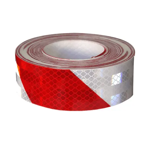 [SR1021] Cinta reflejante bicolor p/tracto camión
