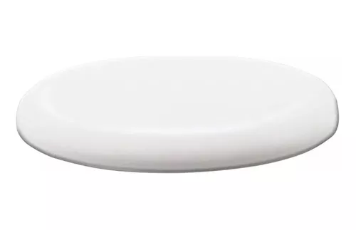 [B10CW] Boton de ceramica blanco 10cm diametro