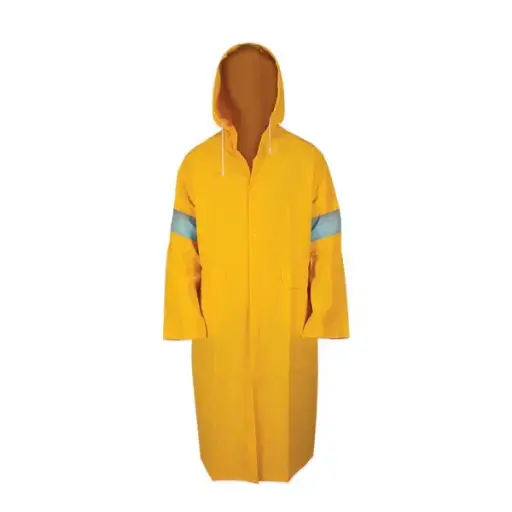 Impermeable tipo gabardin con reflejante