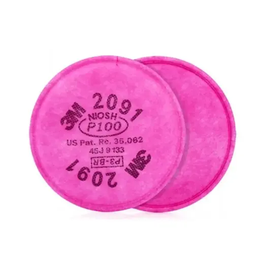 [MM-2091] Filtro 2091 de 3M para particulas de polvos y neblinas con o sin aceite