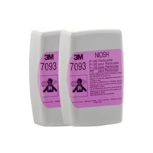 [MM-7093] Filtro 3M 7093 para partículas y neblinas  P100 con o sin aceite paquete c/2 pzas.