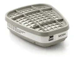 [MM-6002] Cartucho 3M 6002 p/gases ácidos paquete c/2 pzas. Logrado 