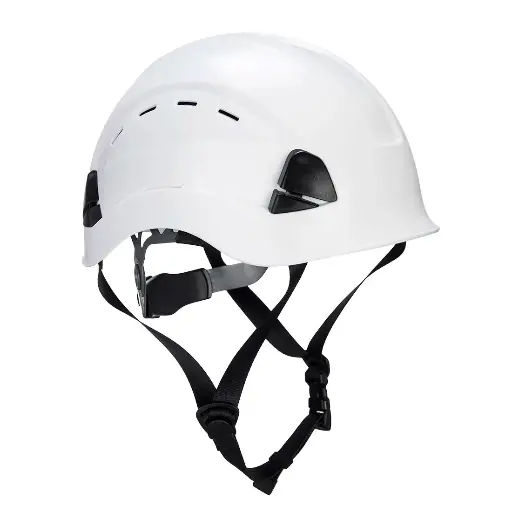 Casco de protección para alturas blanco con barbiquejo