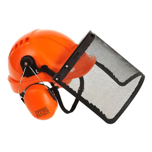 [PW98ORR] Kit combinado forestal PORWEST con casco, visera y orejeras