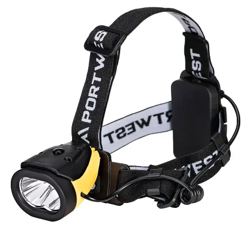 [PA63YBR] Lámpara de cabeza de doble potencia Amarillo/negro