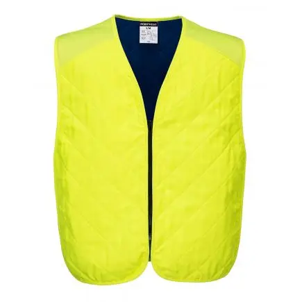 Chaleco de seguridad, refrigerante amarillo