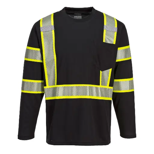 Camiseta de manga larga de lona plus
