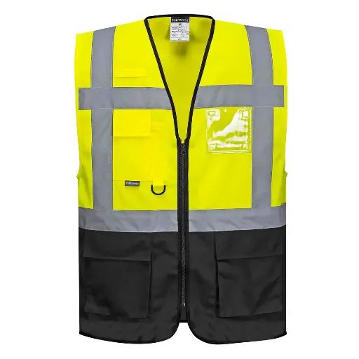 Chaleco de seguridad Warsaw amarillo/negro