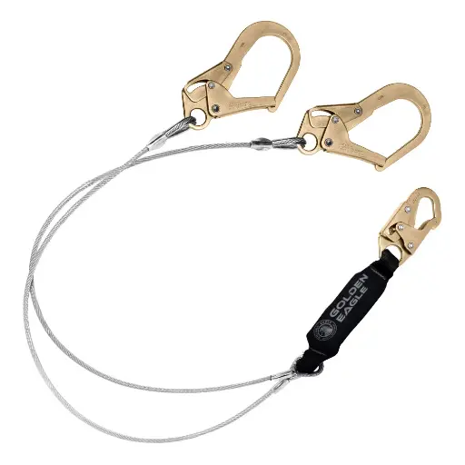 [SAX-DG] Amortiguador con doble cable de acero con gancho grande