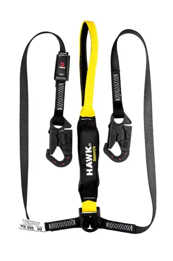[661TC-6FT] Cable contra caídas dieléctrico doble c/amortiguador de 1.80 metros (6 ft)