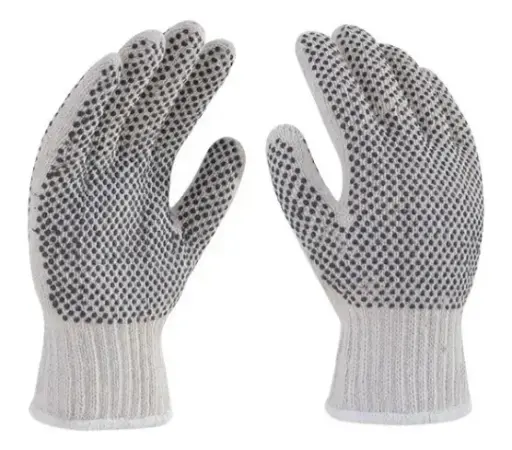 [GT-JAPCP] Guantes de seguridad de algodón con puntos pvc