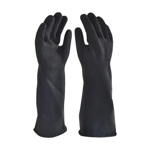 [GT-ACIDOS] Guantes de seguridad contra ácidos de látex 18"