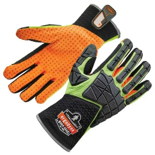 Guantes de seguridad anti impacto neopreno/gamuza antideslizante
