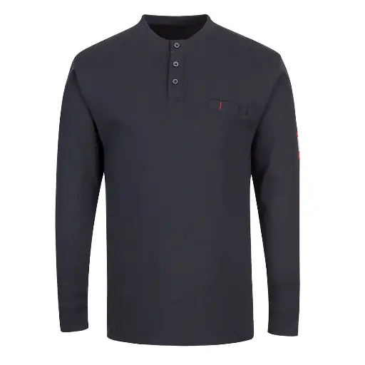 Camiseta de manga larga antiestática FR Henley
