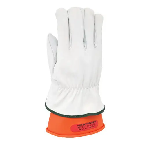 Protectores o sobre-guantes de seguridad de cuero para guantes contra arco eléctrico