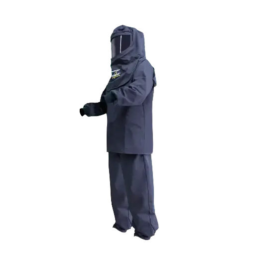 Kit traje contra arco electrico Romak 40 cal, cat 4 Ultrasoft Twill