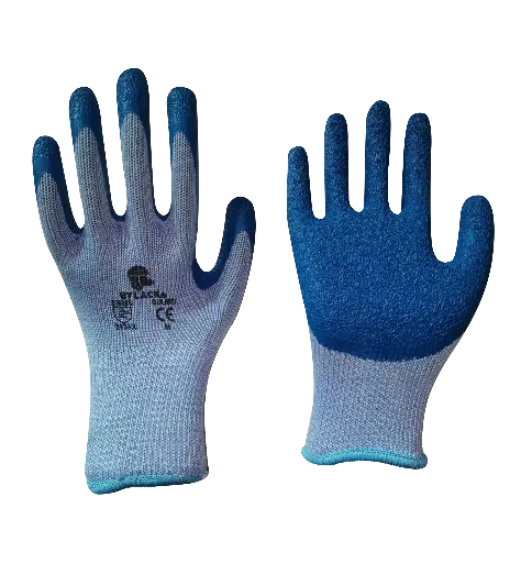Guantes de seguridad de algodón/ látex rugoso