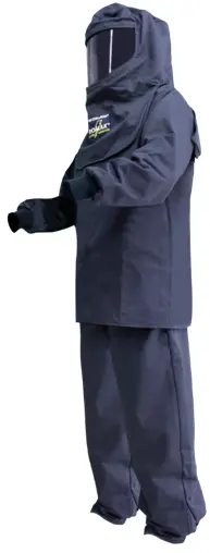 Kit traje contra arco eléctrico Romak 25 cal, cat 3 Ultrasoft Twill