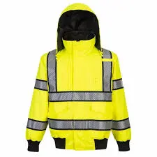 [UH449YBRM] Chamarra reversible alta visibilidad